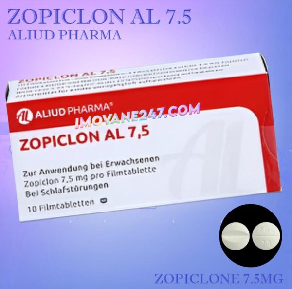 ZOPICLON AL (ZOPICLON 7,5 mg tabletter)