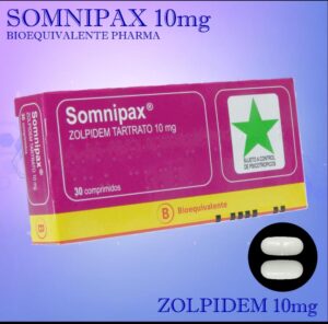 SOMNIPAX (ZOLPIDEM TARTRATO 10 mg tabletter)
